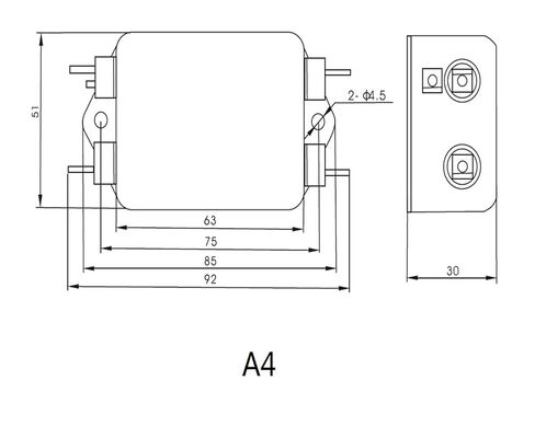 High Performance Noise Power Purifier Filter XAM-20 A4 20A 10A 30A(XAM-10/A4 10A) in Saudi Arabia