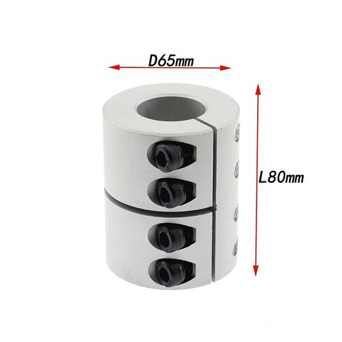 Rigid Shaft D65L80 Coupler Clamp Stepper Servo Motor Coupling 3D Printer Parts 8/10/12/14/15/16/18/20/22mm 1Pcs(15X18) in Saudi Arabia