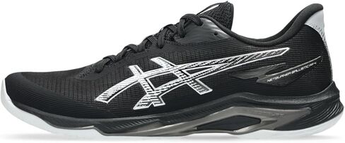 ASICS Men's Netburner Ballistic FlyteFoam 4 Volleyball Shoes, 9.5, White/ASICS Blue in Saudi Arabia