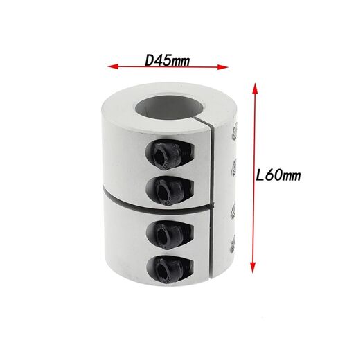 Rigid Shaft Coupler Clamp Stepper Servo Motor Coupling 3D Printer Parts 11/12/14/15/16/18/20/22mm D45L60 1Pcs(11X16) in Saudi Arabia