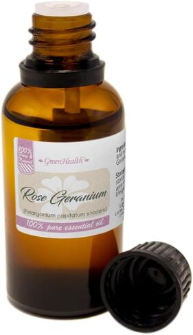 GreenHealth Rose Geranium 100% Pure Therapeutic Grade Essential Oil - 30ml in Saudi Arabia
