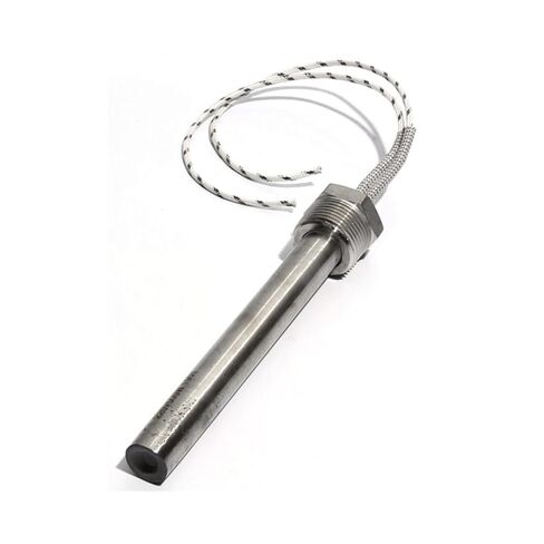 DN15 1/2 "سخان خيط لعنصر تسخين خرطوشة الهواء 12 مم قطر الأنبوب 350/400/450/500/550 مم طول الأنبوب 1 قطعة (380V_DN15 12X400MM 1200W) in Saudi Arabia