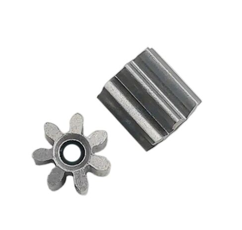 Steel Heavy Duty Motor Pinion Gear 2pcs 7T 0.7M Small Pinion OD=6.3mm Hole Diameter 1.95mm 7 Teeth Spur Gear Toy Motor Parts Accessory 72A in Kuwait