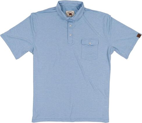 قميص بولو Lazy J Ranch Wear للرجال كلاسيكي ذو أداء متين - أزرار كبس لؤلؤية - قمصان جولف للرجال، ملحقات الجولف in Saudi Arabia
