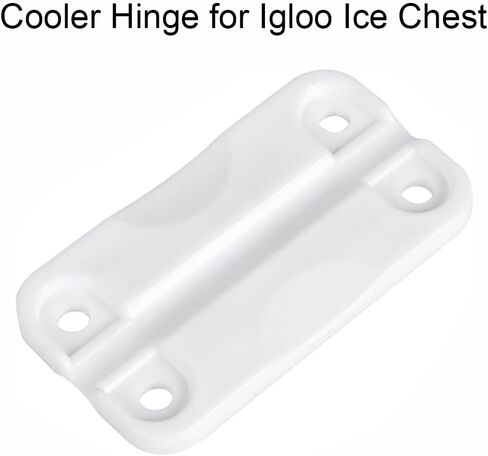 4 قطع مفصلات تبريد بيضاء مع 16 براغي متوافقة مع موديلات Igloo 50-165 Qt، مجموعة قطع غيار التبريد، سهلة الاستخدام in Kuwait