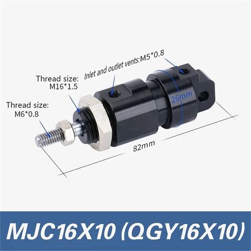 أسطوانة هيدروليكية صغيرة من سلسلة ROA/ROB/ROC بقطر أسطوانة يتراوح من 16 إلى 50 مم وخيارات أشواط متعددة، وتصميم أسطواني مدمج in Kuwait