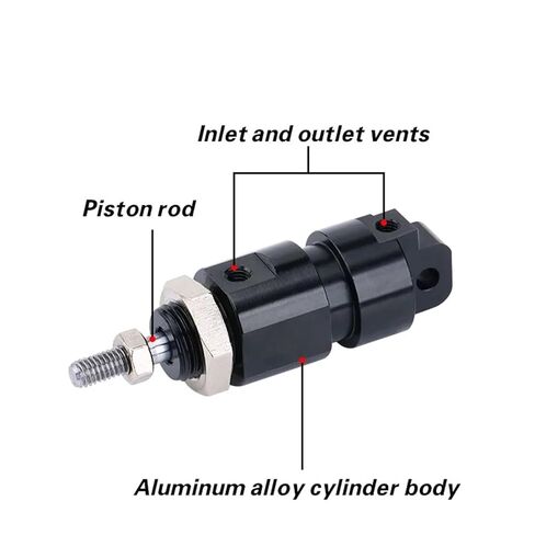 أسطوانة هيدروليكية صغيرة من سلسلة ROA/ROB/ROC بقطر أسطوانة يتراوح من 16 إلى 50 مم وخيارات أشواط متعددة، وتصميم أسطواني مدمج in Kuwait