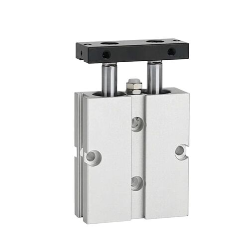 TN Type Aluminum Alloy Cylinder with Dual axis Double Rod Structure, Cylinder Diameter 10-32mm, Multiple Stroke Options, Precision Guidance(Stroke 100mm,Bore 32) in Kuwait