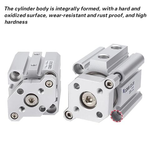 CQM Series Three-axis Thin Cylinder with Guide Rod, Cylinder Diameter 12-100mm, Multiple Stroke Options, Precision Guidance(Stroke 20mm,CQMB40) in Saudi Arabia