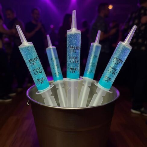 50 PACK 2 oz Party Jelly Syringes Shot with Lids, Large Reusable Party Jelly Shot for Thanksgiving Day, Christmas Wedding Bachelorette Parties (Clear) in Saudi Arabia