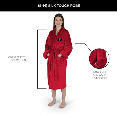 NCAA Texas Longhorns, Silk Touch Bathrobe, L/XL, Snipe Black in Kuwait