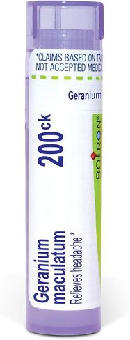 Boiron Geranium Maculatum 200CK Homeopathic Medicine for Headache - 80 Pellets in Saudi Arabia