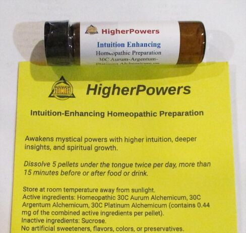 HigherPowers Intuition Enhancing 30C Homeopathic Preparation, 300 pellets in Saudi Arabia