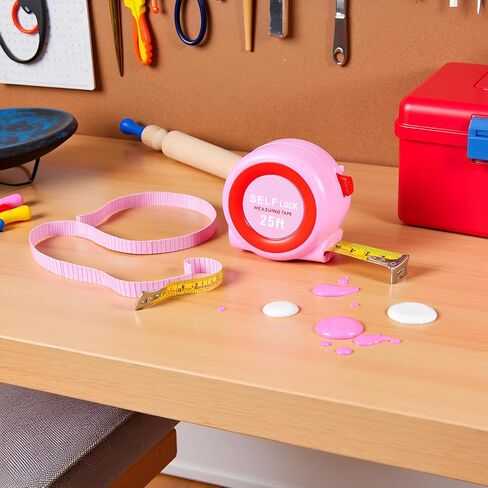 Pink Tape Measure, 25-FT Self-Lock Measuring Tape(Pink) in Kuwait