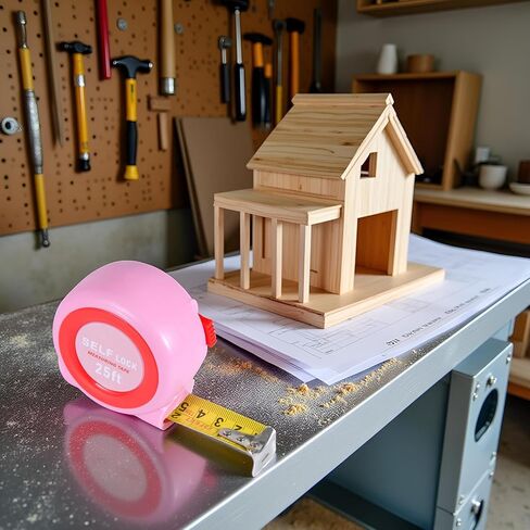 Pink Tape Measure, 25-FT Self-Lock Measuring Tape(Pink) in Kuwait