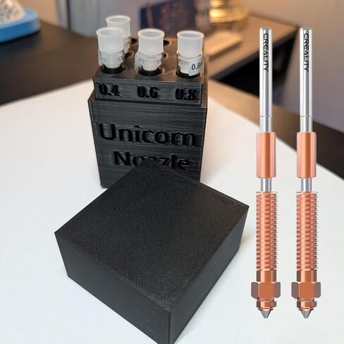 فوهة K1 يونيكورن فوهة K1 0.4 لفوهة Creality K1C Unicorn، لفوهة Creality Ender 3 V3 Plus فوهة K1 SE للتبديل السريع لـ K1 SE، K1C، Ender 3 V3/ V3 Plus-0.4، 0.6، 0.8-4PCS in Kuwait