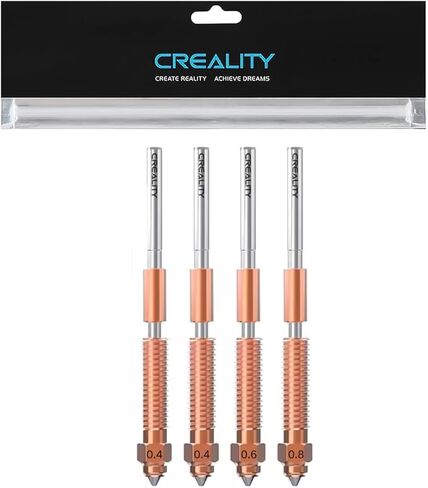 فوهة K1 يونيكورن فوهة K1 0.4 لفوهة Creality K1C Unicorn، لفوهة Creality Ender 3 V3 Plus فوهة K1 SE للتبديل السريع لـ K1 SE، K1C، Ender 3 V3/ V3 Plus-0.4، 0.6، 0.8-4PCS in Kuwait