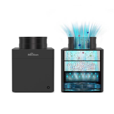 نظام فلتر V1 للطابعات ثلاثية الأبعاد، HEPA H13 وفلتر الكربون المنشط، لـ ABS/ASA/PA/PETG/PLA والأبخرة والجسيمات، منقي هواء 60 متر مكعب/ساعة للطابعات ثلاثية الأبعاد المغلقة in Kuwait