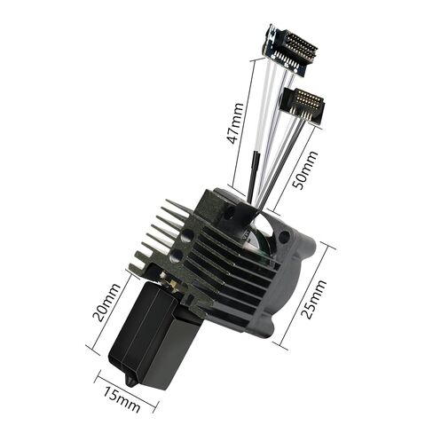 مجموعة Hotend كاملة 0.4 مم P1S مع أطراف فوهة إضافية (0.2 مم 0.4 مم 0.6 مم 0.8 مم)، مجموعة فوهات فولاذية صلبة كاملة لطابعة Bambu Lab P1S/P1P ثلاثية الأبعاد، استبدال رأس الطباعة Hotend in Kuwait
