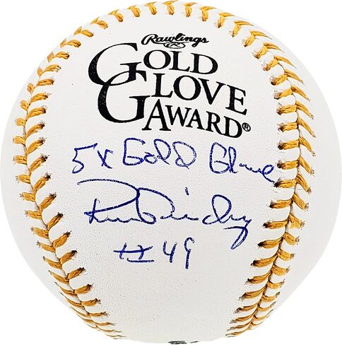 قفاز رون غيدري الذهبي الرسمي الموقع للبيسبول يانكيز "5X Gold Glove" Beckett BAS Stock #197059 in Kuwait