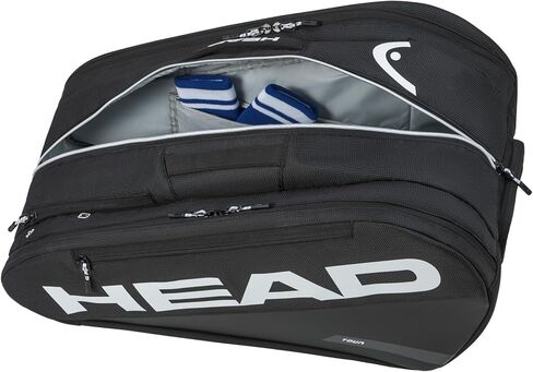 حقيبة HEAD Tour Padel - تصميم عاكس حديث، تخزين 7 مضارب مع CCT+ التحكم في المناخ وجيوب متعددة in Saudi Arabia
