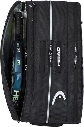 حقيبة HEAD Tour Padel - تصميم عاكس حديث، تخزين 7 مضارب مع CCT+ التحكم في المناخ وجيوب متعددة in Saudi Arabia
