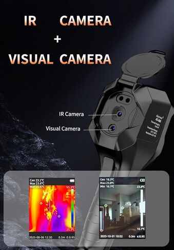 كاميرا حرارية بدقة 120x90 بالأشعة تحت الحمراء، وكاميرا تصوير حراري فائقة الدقة 240x240، وكاميرا تصوير حراري مزدوجة الكاميرا مع كاميرا ضوئية مرئية، 25 هرتز، -4 درجة فهرنهايت إلى 1022 درجة فهرنهايت، نقل صور التطبيق وتحليل الكمبيوتر in Kuwait