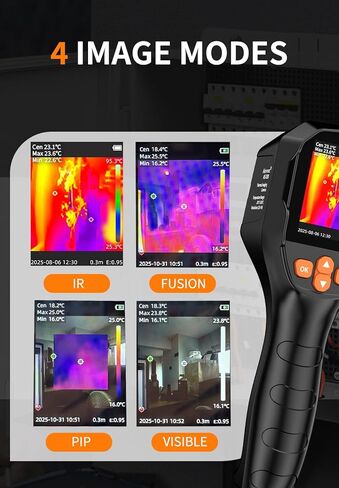 كاميرا حرارية بدقة 120x90 بالأشعة تحت الحمراء، وكاميرا تصوير حراري فائقة الدقة 240x240، وكاميرا تصوير حراري مزدوجة الكاميرا مع كاميرا ضوئية مرئية، 25 هرتز، -4 درجة فهرنهايت إلى 1022 درجة فهرنهايت، نقل صور التطبيق وتحليل الكمبيوتر in Kuwait