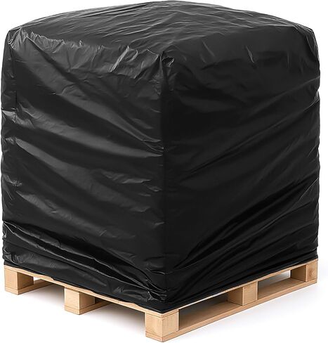 Dansydaisy 20 Pack 3 Mil Pallet Covers 75" x 55" x 53" Pallet Cover Bags, Heavy Duty Outdoor Waterproof Tarp Bags for Construction Grade Strength Polyethylene Storage Protection in Saudi Arabia