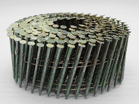 Coil Nail Screw 1 3/4" x 0.083" 350 Nails x 40 Coils 14,000 per Carton in Saudi Arabia