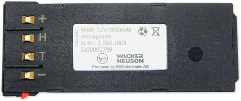بطارية بديلة لوحدة التحكم Wacker تناسب الأسطوانة RT56-SC، RT82-SC، RT560، RT820 5100000799 in Kuwait