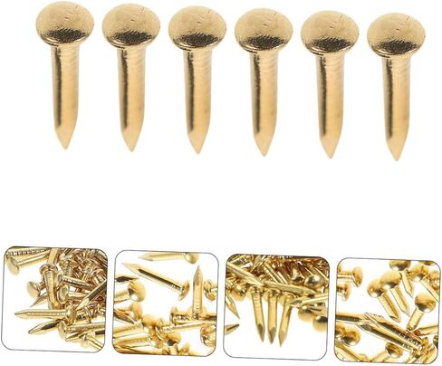 100pcs Copper Nails for Projects Tacks for Upholstery Crafts and Home Decor -Scratch Design in Saudi Arabia