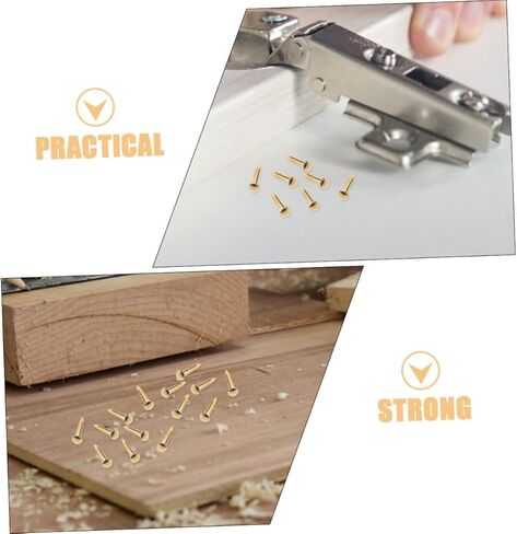100pcs Copper Nails for Projects Tacks for Upholstery Crafts and Home Decor -Scratch Design in Saudi Arabia