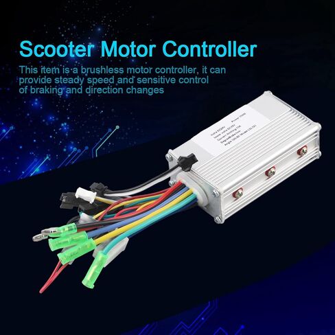 Brushless Motor Controller, 24V 350W Electric Brushless Speed Motor Controller for Electric Scooter Spare Parts in Kuwait