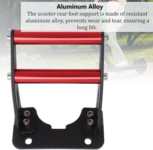 Electric Scooter Rear Foot Support Aluminum Alloy Electric Scooter Rear Handle Bar Accessories with High Comfort Enhanced Control for KUGOO M4 Pro in Saudi Arabia