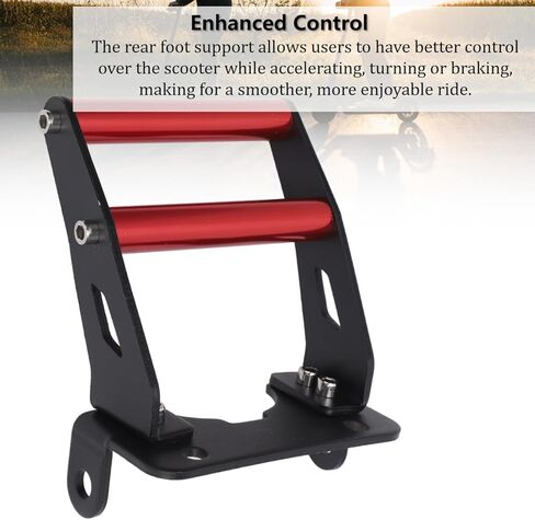 Electric Scooter Rear Foot Support Aluminum Alloy Electric Scooter Rear Handle Bar Accessories with High Comfort Enhanced Control for KUGOO M4 Pro in Saudi Arabia