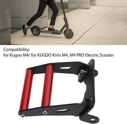Electric Scooter Rear Foot Support Aluminum Alloy Electric Scooter Rear Handle Bar Accessories with High Comfort Enhanced Control for KUGOO M4 Pro in Saudi Arabia
