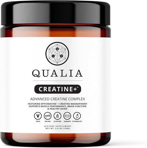 Qualia Creatine | Advanced Creatine Complex | 2 Creatine Sources + Magnesium | Optimized Creatine Absorption | Muscle Performance, Brain Function, & Healthy Aging in Saudi Arabia