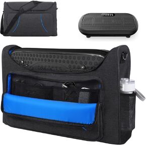 Carry Case Compatible with AXV/SoftGym Vibration Plate Fitness Platform Portable Vibration Plate Exercise Machine Storage Bag Cover,Large Capacity Carry Bag with Pockets,Case Only in Saudi Arabia