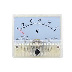 1 قطعة 85C1 فولت مؤشر الفولتميتر متر لوحة الجدول 85C1-V سلسلة 1V 2V 3V 5V 10V 15V 20V 30V 50V 75V 100V 300V 400V 500V (450V) in Kuwait