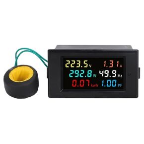 1 قطعة D69-2058 ستة عرض متر مقياس الطاقة المنزلية اختبار الطاقة ذكي متر الجهد الرقمي والتيار (صندوق الدائرة 200-450 فولت) in Kuwait