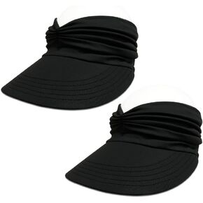 Sun Hat Women Sun Beach Visor Cap UV Protection with Wide Brim for Sports Beach Golf Hiking in Kuwait