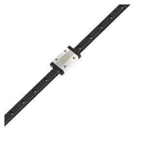 1 حاجز توجيه خطي أسود 50 مم إلى 550 مم، مع منزلق MGN9H أسود لمنع الصدأ (530 مم) in Kuwait