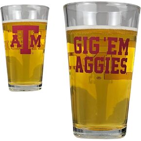 University of Tennessee 16 oz Pint Glass Drinkware - Unique Mascot Artwork Screened with College Logo on Back - Great Holiday or Graduation Gift Idea for Men and Women in Saudi Arabia