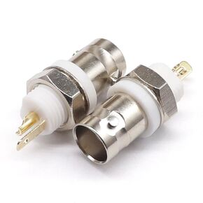 50 Ohm BNC-KY Insulated White Glue BNC Socket Q 9 Female Head Welding Panel Bnc Female Head Connector 1Pcs in Saudi Arabia