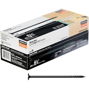 Simpson Strong-Tie SDW22634-R50 Strong-Drive SDW EWP-PLY Screw .220 in. x 6-3/4 in. T40 6-Lobe, E-Coat (50-Qty) in Kuwait