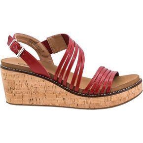 أحذية Corkys About Last Night Wedge - تتميز بكعب 2.5 بوصة، ونعل داخلي مبطن من مادة EVA للارتداء طوال اليوم، وجزء علوي بأشرطة مع نعل خارجي مغلف بالفلين in Kuwait