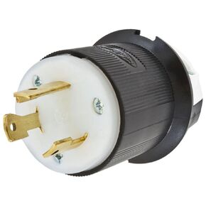 HBL2621 Locking Plug 30 amp 250V L6-30P Black and White in Saudi Arabia