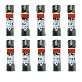 10 عبوات جديدة FNQ-4 FNQ-4A FNQ 4A 500Vac صمامات تأخير الوقت، FNQ-4A صمامات خرطوشة رفض الفئة CC الحالية in Kuwait