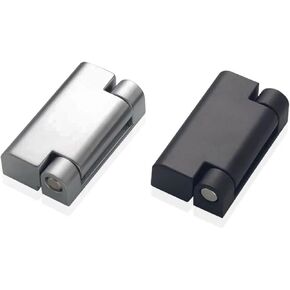 Zinc Alloy Without Damping Hinge Industrial Machinery Switch Control Cabinet Distribution Box 1Pcs(22X30-Black) in Saudi Arabia